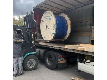 Разгрузка кабельной продукции с КЗ Кавказкабель