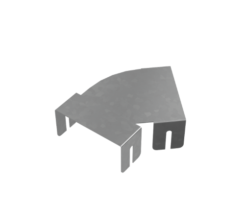 Крышка горизонтально-изменяемого угла 0-45 гр. 100 мм "ПЛЮС" HD  KIGLplus100 HD   КМ-профиль