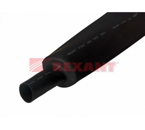 Термоусадочная трубка 35,0/17,5 мм, черная, упаковка 10 шт. по 1 м  23-5006  REXANT