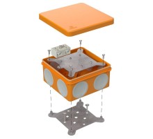 Коробка огнестойкая разветвительная для о/п двухкомпонентная 60-0300-FR6.0-4-2-Р Е15-Е60 100х100х50  60-0300-FR6.0-4-2-Р  Промрукав