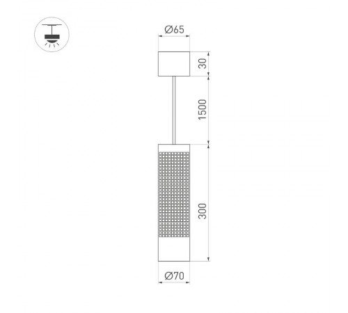 Светильник SP-SPICY-HANG-R70-13W Day4000 (BK, 50 deg, 230V) (arlight, IP20 Металл, 3 года)  033681  Arlight