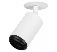 Встраиваемый светильник алюминиевый  KL106 WH/BK MR16 GU5.3 белый/черный матовый   Б0061628  ЭРА