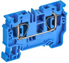 ARMAFIX Клемма пруж. CX6 BU 6мм2 проходная синяя  AF-CT40-00-K07-006  IEK