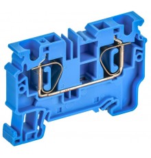 ARMAFIX Клемма пруж. CX6 BU 6мм2 проходная синяя  AF-CT40-00-K07-006  IEK