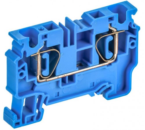 ARMAFIX Клемма пруж. CX6 BU 6мм2 проходная синяя  AF-CT40-00-K07-006  IEK