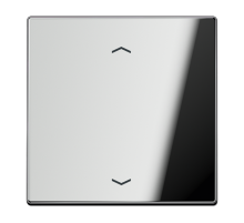 Клавиша для KNX кнопки с символами "стрелки", 1 группа; металл; хром  GCR101P  Jung