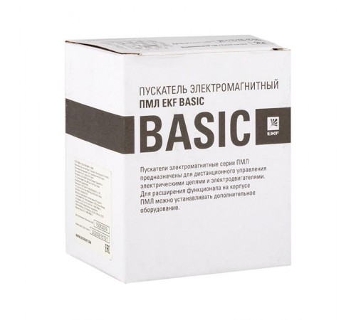 Пускатель электромагнитный серии ПМЛ-2160ДМ 25А 230В  Basic  pml-s-25-230-basic  EKF
