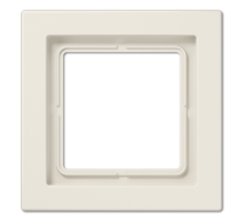 Рамка для вертикальной и горизонтальной установки, 1 пост; дюропласт; слоновая кость; LSDesign  LSD981W  Jung