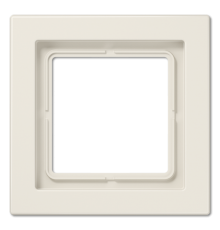 Рамка для вертикальной и горизонтальной установки, 1 пост; дюропласт; слоновая кость; LSDesign  LSD981W  Jung