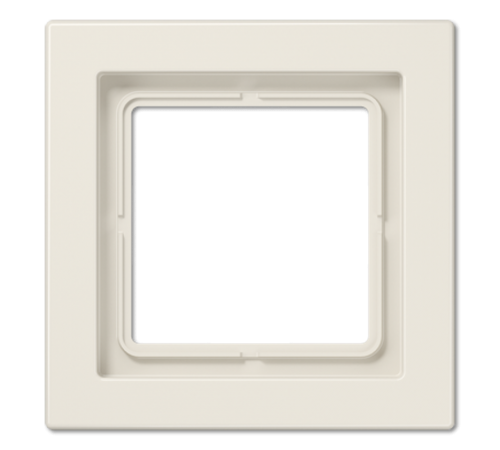 Рамка для вертикальной и горизонтальной установки, 1 пост; дюропласт; слоновая кость; LSDesign  LSD981W  Jung