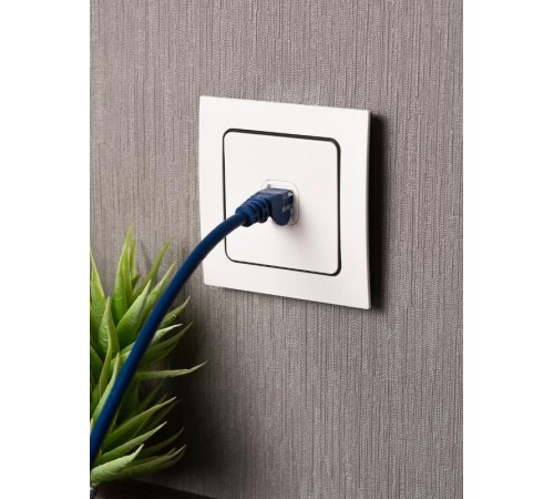 Стокгольм Механизм Розетки RJ-45 1-местной белый PROxima  EYK01-035-10  EKF