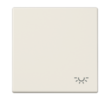 Клавиша для  выключателя с символом "свет"; слоновая кость  LS990L  Jung