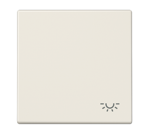 Клавиша для  выключателя с символом "свет"; слоновая кость  LS990L  Jung