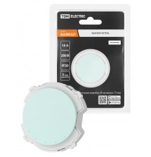 Выключатель 1-кл. 16А 250В фисташковый, "Байкал"   SQ1819-0130  TDM