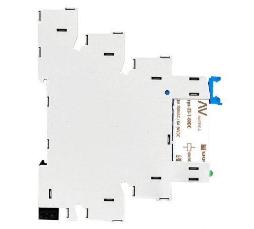 Реле промежуточное с розеткой в сборе РП slim 23/1 6A 230В AC  rps-23-1-60-rms230AC  EKF