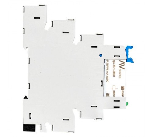 Реле промежуточное с розеткой в сборе РП slim 23/1 6A 230В AC  rps-23-1-60-rms230AC  EKF