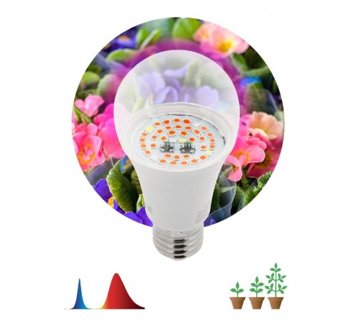 Светильник светодиодный для растений FITO-12W-RB-E27  Б0050601  ЭРА