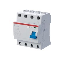 Выключатель дифференциальный (УЗО) F204 4п 80А 500мА тип AC  2CSF204001R4800  ABB