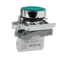 Кнопка OptiSignal D22 C4-P-310 зеленая металл 1НО XB4BA31 332167 КЭАЗ