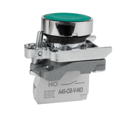Кнопка OptiSignal D22 C4-P-310 зеленая металл 1НО XB4BA31 332167 КЭАЗ