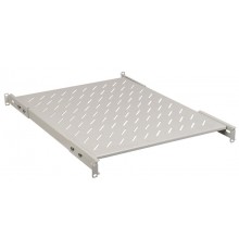 19" стационарная полка глубиной 1000мм, серая  FS35-1000PI  ITK
