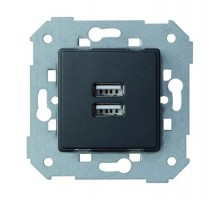 Simon 75 Механизм Зарядное устройство 2xUSB, 1.5А, 230В, S82, S82N, S82 Detail  7501096-039  Simon