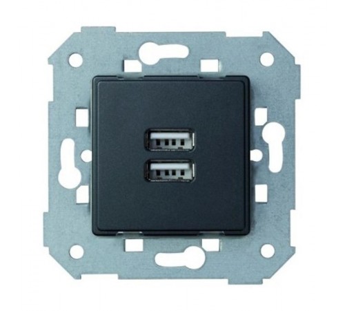 Simon 75 Механизм Зарядное устройство 2xUSB, 1.5А, 230В, S82, S82N, S82 Detail  7501096-039  Simon