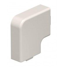 Крышка плоского угла кабельного канала WDK 15x40 мм (ПВХ,кремовый) (WDK HF15040CW)  6161227  OBO Bettermann