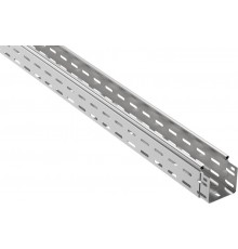 ESCA Лоток перфорированный 80х100х3000 RAL 9016  CLPK10-080-100-3  IEK