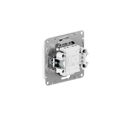 Механизм выключателя, карточный, с подсветкой, белый Эпика EKF  UP1-SWW-card  EKF