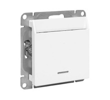 Механизм выключателя, карточный, с подсветкой, белый Эпика EKF  UP1-SWW-card  EKF