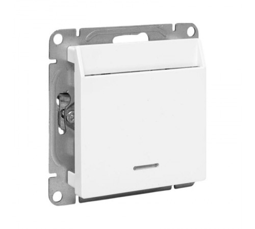 Механизм выключателя, карточный, с подсветкой, белый Эпика EKF  UP1-SWW-card  EKF