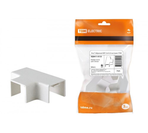 Угол Т-образный КМТ 25х16 (4 шт./комп.)  SQ0411-0123  TDM