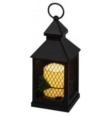 Светильник  ERANY-DF02 новогодний светодиодный Сочельник черный 3*AАA 10*10*23 см  Б0060488  ЭРА