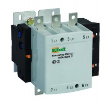 Контактор 265А 220В АС3 1НО+1НЗ КМ-103   22158DEK  DEKraft