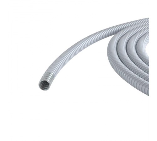 Металлорукав DN 15мм в ПВХ изоляции, Dвн 15,5 мм, Dнар 19,5, 50 м, цвет серый  6071R-015  DKC