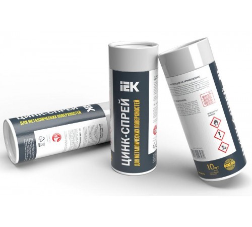 Цинк-спрей для металлических поверхностей 400мл   CAC11-AP-0400  IEK