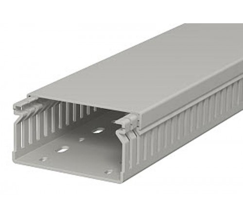 Распределительный кабельный канал LK4 40x80x2000 мм (ПВХ,серый) (LK4 40080)  6178016  OBO Bettermann