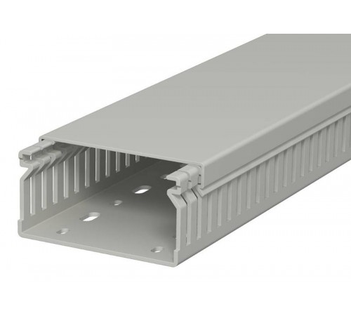 Распределительный кабельный канал LK4 40x80x2000 мм (ПВХ,серый) (LK4 40080)  6178016  OBO Bettermann
