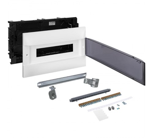 Practibox S Пластиковый щиток Встраиваемый 1X18 Дымчатая дверь  137556  Legrand