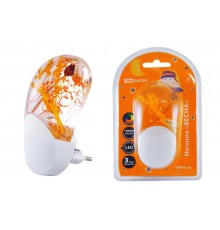 Ночник Весна 1Вт светодиодный белый с датчиком света  SQ0357-0001  TDM