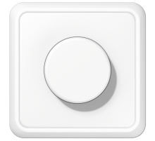 Роторный LED диммер с роторным ВКЛ/ВЫКЛ CD5544.03VWW Jung