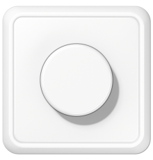 Роторный LED диммер с роторным ВКЛ/ВЫКЛ CD5544.03VWW Jung