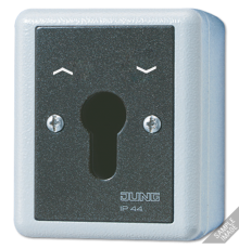 Выключатель для замочного механизма 10A 250V ~; для накладного монтажа IP44  833.18G  Jung