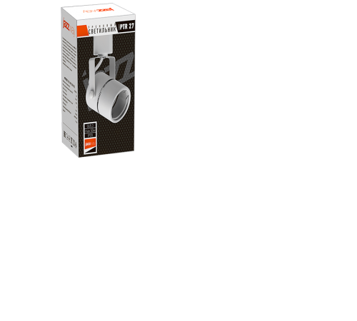 Светильник трековый под лампу PTR 27 GU5.3 WH (белый) 230V IP20  .5039124  Jazzway