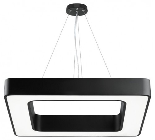 Светильник светодиодный Geometria Quadro SPO-161-B-40K-060 60Вт 4000К 5500Лм IP40 600*600*80 черный подвесной ЛТ  Б0058891  ЭРА