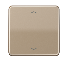 Клавиша для одинарной кнопки BCU; золотая бронза CD590PGB Jung