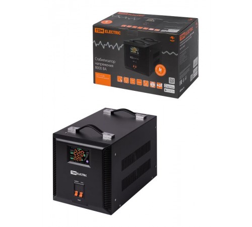 Стабилизатор напряжения БСР1-8,0 кВА электронный переносной  SQ1201-0037  TDM