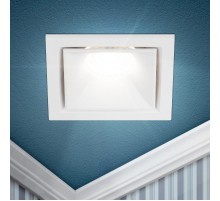 Cветильник встраиваемый алюминиевый KL101 WH MR16 GU5.3 белый  Б0055586  ЭРА