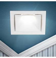 Cветильник встраиваемый алюминиевый KL101 WH MR16 GU5.3 белый  Б0055586  ЭРА